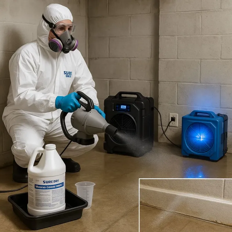 Sanitization and Odor Removal process in Comfort, TX