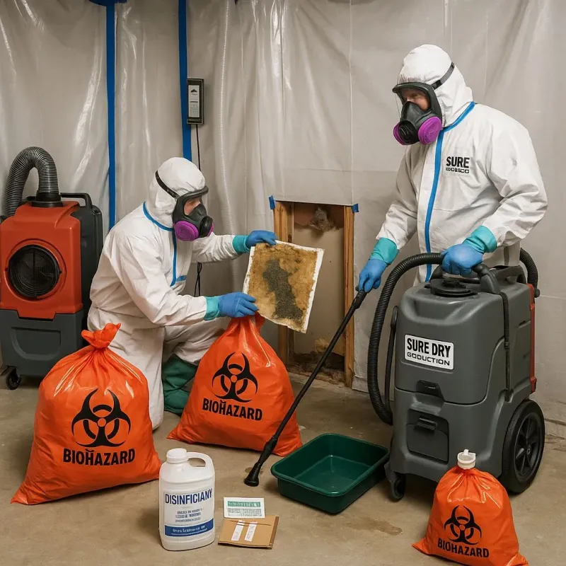 Contaminated Water Handling Protocols process in Comfort, TX