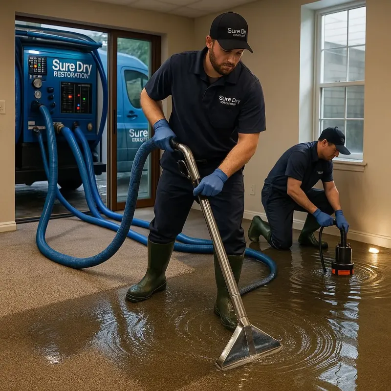 Water Extraction and Removal process in Comfort, TX